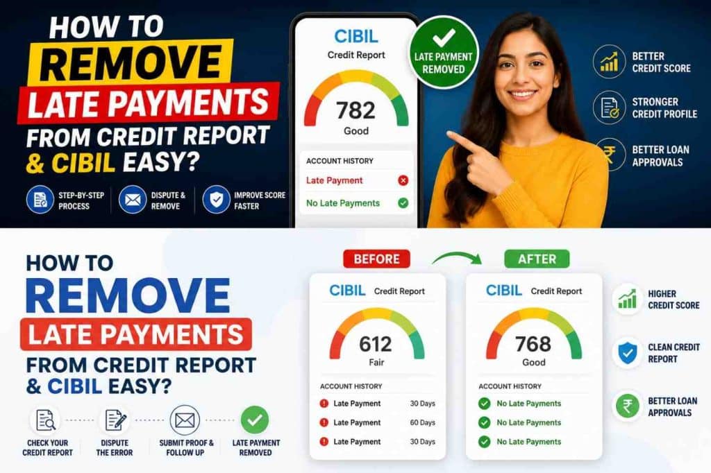How to Remove Late Payments from Credit Report & CIBIL easy 2026