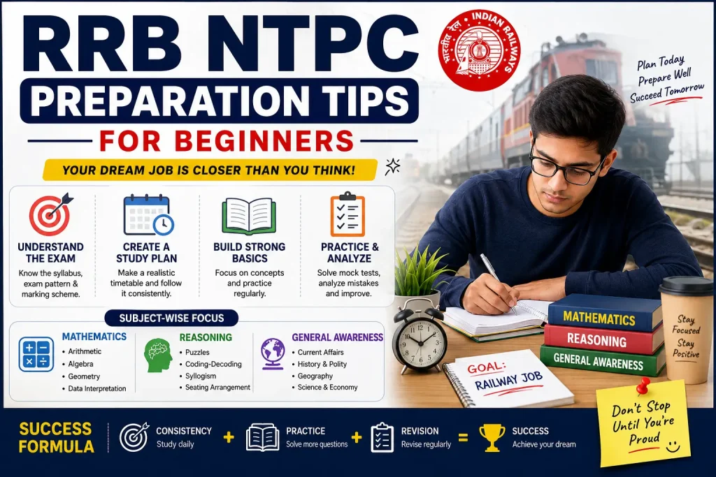RRB NTPC Preparation Tips for Beginners