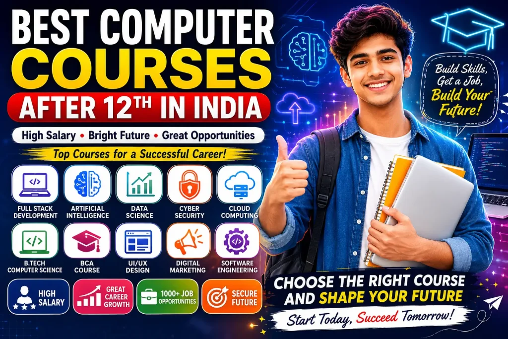 Best Computer Courses After 12th in India