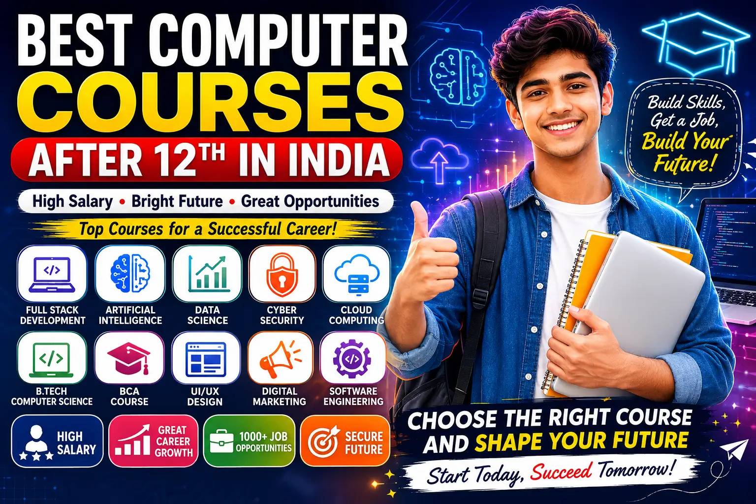 Best Computer Courses After 12th in India