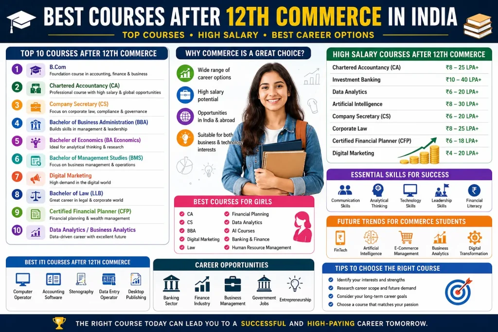 Best Courses After 12th Commerce in India