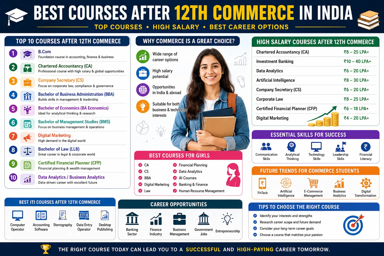 Best Courses After 12th Commerce in India
