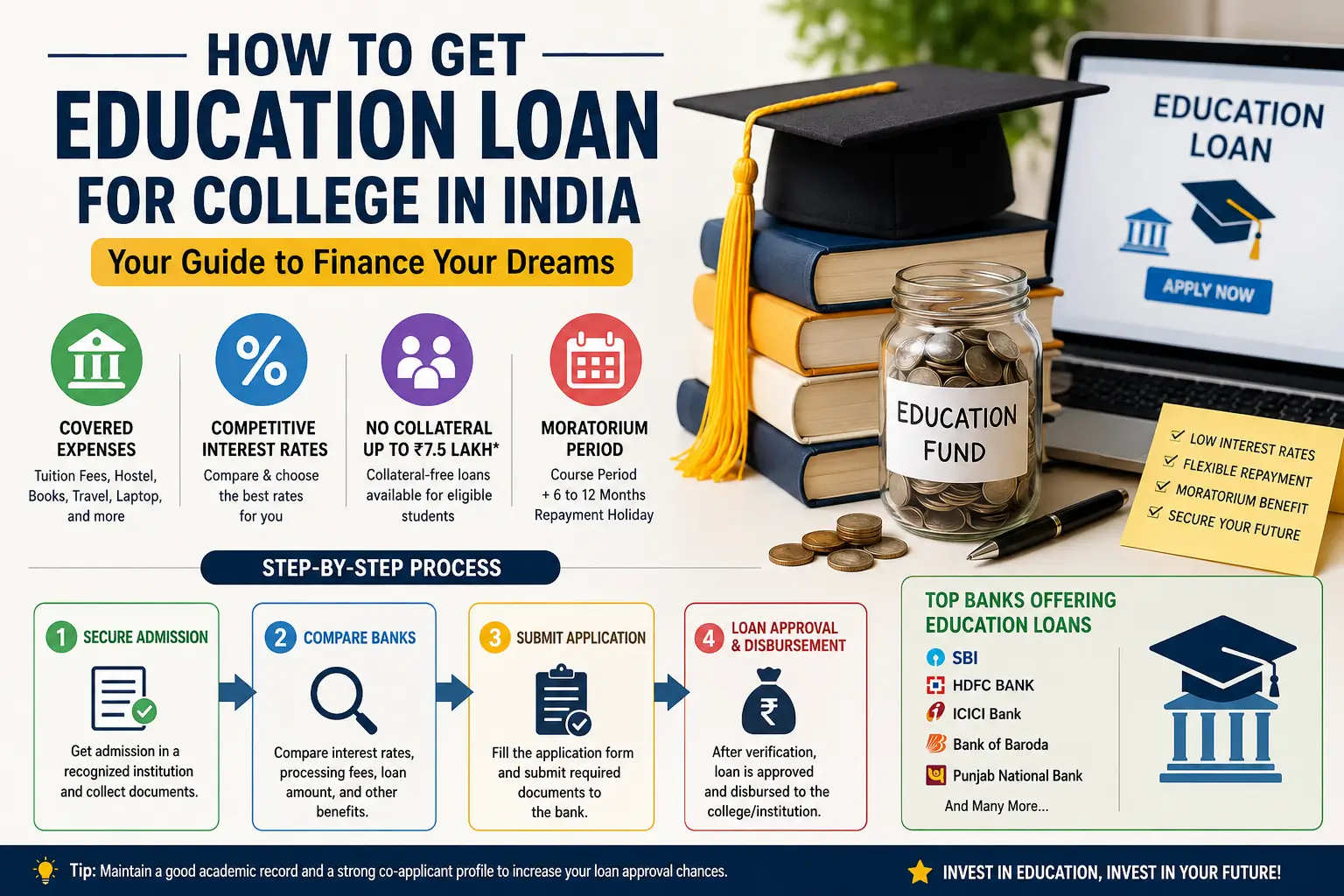 How to Get Education Loan for College in India