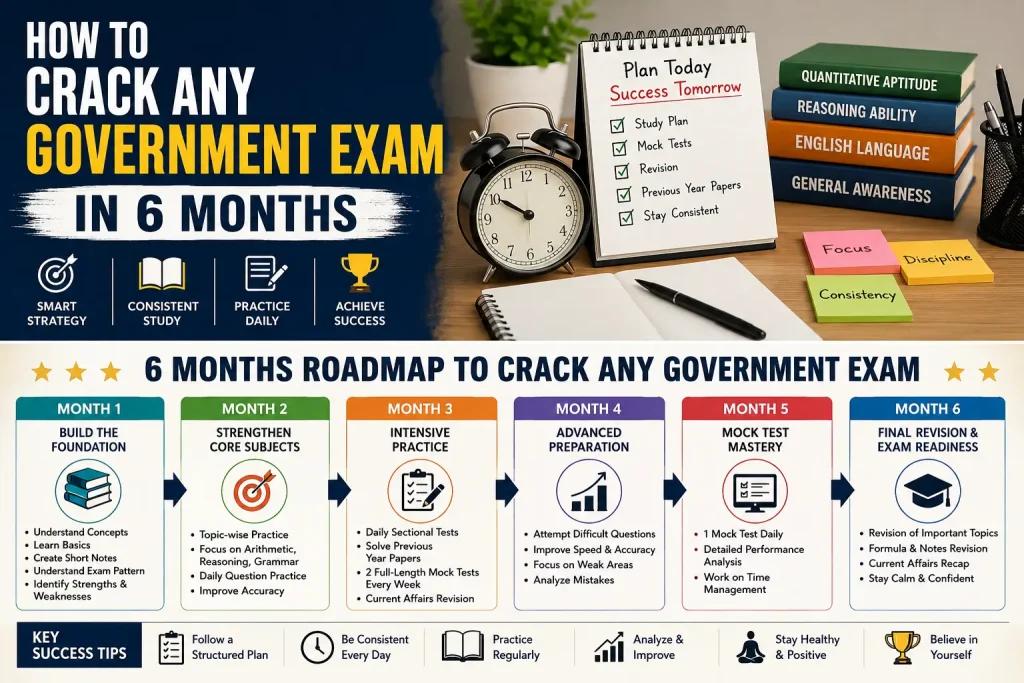 How to Crack Any Government Exam in 6 Months