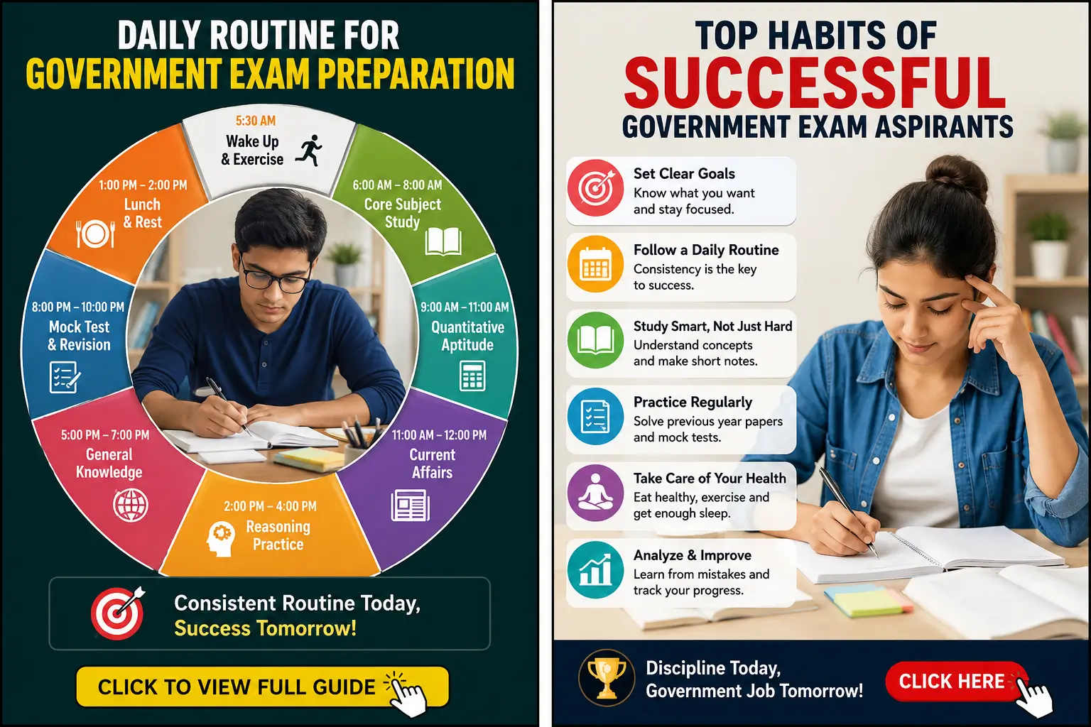 Daily Routine for Government Exam Preparation 2026