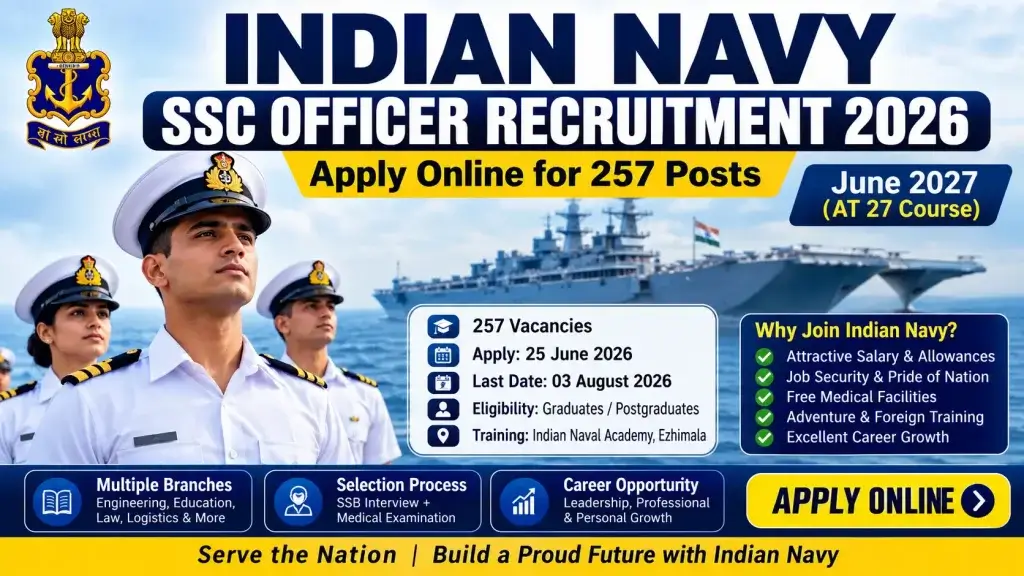 Indian Navy SSC Officer Recruitment 2026