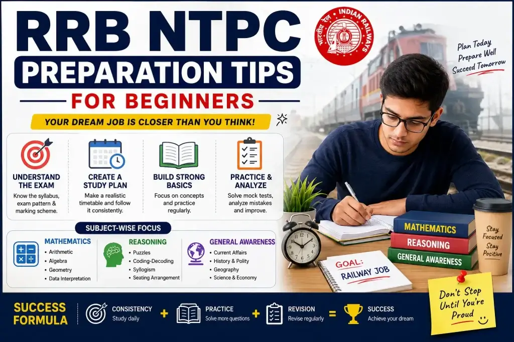 RRB NTPC Preparation Tips for Beginners